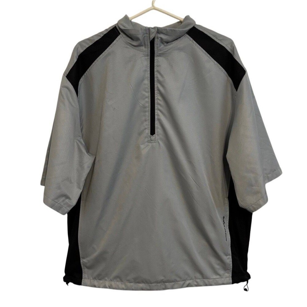 Snake Eyes Weather 18‎ Short Sleeve Turfer Sport Jacket Large Y2K Blokecore